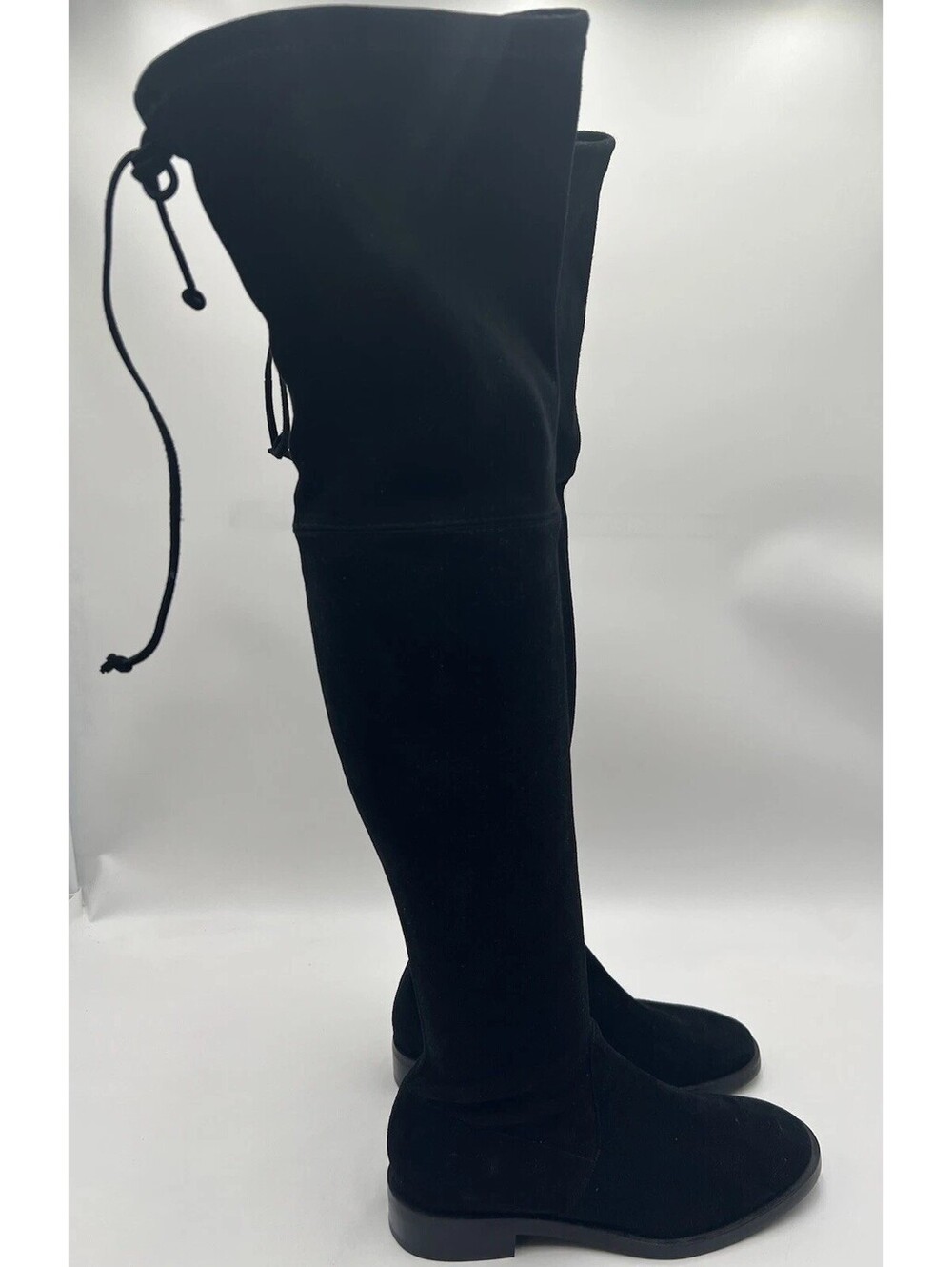 Women’s Stuart Weitzman Lowland black suede over-the-knee boots Size 6